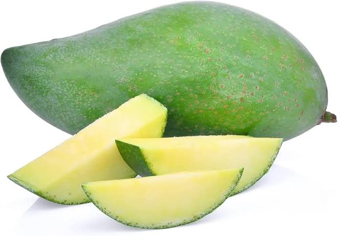 Raw mangoes